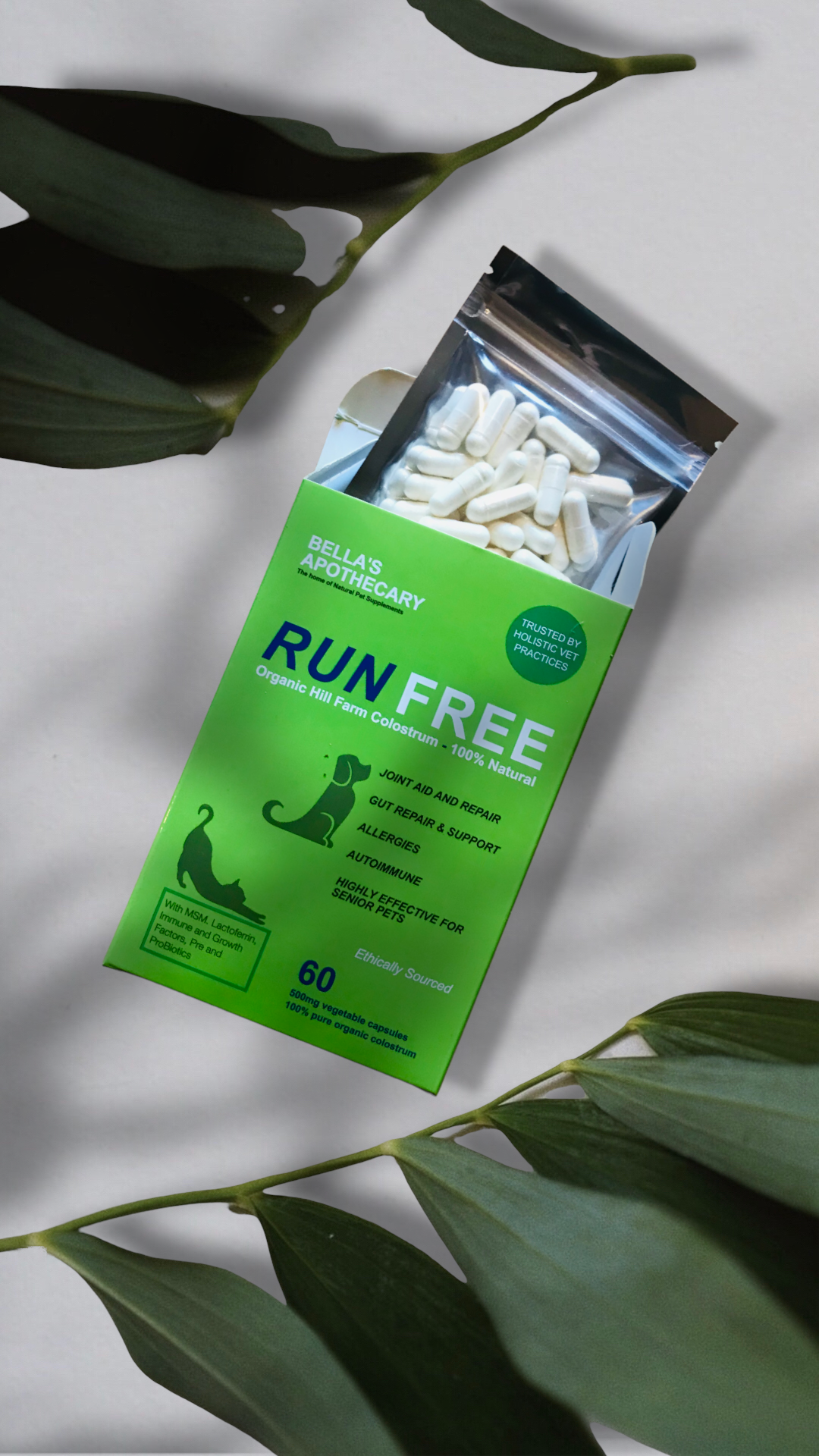 RUNFREE organic hill farm colostrum